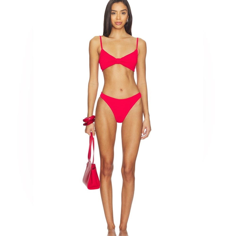 Hunza G Red Bikini Set